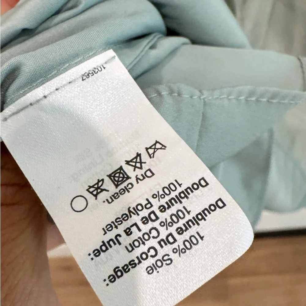 BNWT J.Crew Mindy Strapless Dress Dusty Shale size 00 $290 - Picture 9 of 13